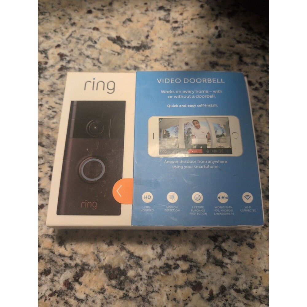 Ring Video Doorbell (1st Gen) - 720p HD - Venetian Bronze